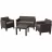 Set mobila de gradina KETER Orlando Set Brown (228017), Maro