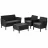 Set mobila de gradina KETER Salemo Graphite/Gray (253220), Grafit
