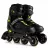 Role BlackWheels Sonic Black/Green, 33 - 36, Negru, Verde