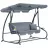 Leagăn de grădină FunFit Relax Plus Gray (1604), Metal, Gri, 172 x 230 x 127