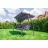 Leagăn de grădină FunFit Relax Plus Gray (1604), Metal, Gri, 172 x 230 x 127