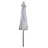 Umbrela FunFit 300CM GREY (3366), Poliester, Gri, 300 x 240