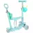 Trotineta 4Play Snail Mint, 12", 7", Mint