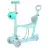 Trotineta 4Play Snail Mint, 12", 7", Mint