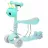 Trotineta 4Play Snail Mint, 12", 7", Mint