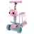 Trotineta 4Play Snail Pink, 12", 7", Roz