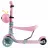 Trotineta 4Play Snail Pink, 12", 7", Roz