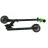 Trotineta QPlay Honeycomb Green, 3+, 12", Verde, Negru