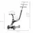 Trotineta QPlay Sema Beige, 2-6 ani, 12", 7.6", Bej