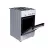 Aragaz GRETA KGG50MN13W, 54 l, 4 arzatoare, 50 cm, Alb, Negru