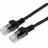 Patchcord Cablexpert 10M, PATCH CORD BLACK, PP12-10M/BK, CAT.5E, MOLDED STRAIN RELIEF 50U" PLUGS