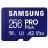 Card de memorie Samsung 256GB MICROSD (CLASS 10) UHS-I (U3) +SD ADAPTER,  PRO PLUS "MB-MD256SA" (R/W:180/130MB/S)