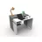 Стол офисный Emobite Transformer 3.0, Серый, 112 x 87 x 55