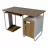Masa de birou MP 190, Nuc, Alb, 60 x 70 x 120
