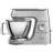 Robot de bucatarie Kenwood KVC85.594SI, 1000 W, 4.3 l, 5 viteze, Gri