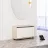 Tumba pentru incaltaminte MOBILDOR LUX LEO 80 (cu 1 ușa) Sonoma/White