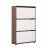 Tumba pentru incaltaminte MOBILDOR LUX LEO 90 3 uși Wenge/White