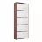 Tumba pentru incaltaminte MOBILDOR LUX LEO 90 5 uși Wenge/White