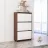 Тумба для обуви MOBILDOR LUX LEO Slim 50 3 двери 125x50x16 Венге, Белый