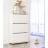 Tumba pentru incaltaminte MOBILDOR LUX LEO Slim 60 3 uși 125x60x16 Alb