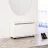 Tumba pentru incaltaminte MOBILDOR LUX LEO Slim 90 (cu 1 ușa) Alb