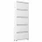 Tumba pentru incaltaminte MOBILDOR LUX LEO Slim 90 5 uși 203x90x16 Alb