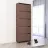 Tumba pentru incaltaminte MOBILDOR LUX LEO Slim 90 5 uși 203x90x16 Wenge
