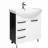 Шкаф для ванной с умывальником Mstb
 Агат Basic 3 ящика 75см, Белый, Антрацит