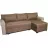 Canapea de colt Mobilier
 "Victoria Clasic" Lux 03+Haiti 03 PIK 1, Maro, Pudra, 255x155x76