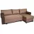 Canapea de colt Mobilier
 "Victoria Clasic" Lux 03+Haiti 05 PIK 1, Maro, 255x155x76