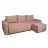 Угловой диван Mobilier
 "Victoria NEO" Rinaldi 22, Розовый, 255x160x75