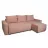 Canapea de colt Mobilier
 "Victoria NEO" Rinaldi 22, Roz, 255x160x75