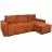 Canapea de colt Mobilier
 "Victoria NEO" Rinaldi 23, Oranj, 255x160x75