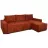 Canapea de colt Mobilier
 "Victoria NEO" Rinaldi 24, Rosu, 255x160x75