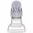 Детский стульчик для кормления Polini kids 252 Звезды, ПВХ, Белый, Серый