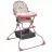 Детский стульчик для кормления Polini kids 252 Собачки, ПВХ, Белый, Розовый
