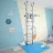 Dormitor pentru copii Polini kids Sport Active, combinat, turquoise