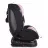 Scaun auto Moni Serengeti Isofix Pink, 0/1/2/3, 0-36 kg, 0-12 ani, Roz