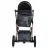 Carucior Moni Midas 3in1 Set, 0 - 36 luni, Negru