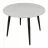 Masa Evelin DT 402-3, Alb mat, Negru