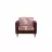 Kресло PANMOBILI Boni с подушкой, Искусственная кожа, 90x90x77
