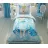 Lenjerie de pat TAC Disney Cindrella Single (60260052), Pentru copii, Bumbac, Albastru deschis