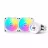 Cooler universal NZXT AIO Liquid Cooling Kraken 240 RGB White, 33.8dB, 78CFM, 2x120mm, 500-1800RPM, LCD 1.54", CAM