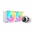 Cooler universal NZXT AIO Liquid Cooling Kraken 240 RGB White, 33.8dB, 78CFM, 2x120mm, 500-1800RPM, LCD 1.54", CAM