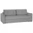 Canapea Askona Lucky M Sky Velvet 08, Gri, 235x115x96