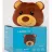 Туристическая подушка Askona Travel Bear, 25 x 25 x 23 см