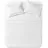 Lenjerie de pat Askona Home White Snow, 2 persoane Euro, Bumbac, Satin, Alb