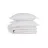 Lenjerie de pat Askona Home White Snow, 2 persoane Euro, Bumbac, Satin, Alb