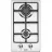 Plita incorporabila cu gaz Eurolux HBBR32GIX, 4 arzatoare, Inox, Argintiu