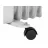 Radiator cu ulei Noveen OH9, 2000 W, Alb